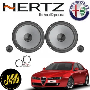 Alfa Romeo 159 komplet zvučnika HERTZ Uno CS
