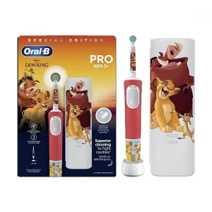 ORAL B Vitality Pro Lion King electric toothbrush road case