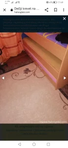 Dečiji krevet, ormari, sto za kompjuter