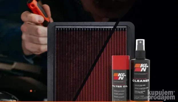 K&N Set za čišćenje filtera VAZDUHA KN Crveno Ulje