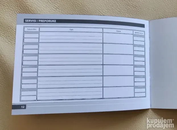 Servisne knjižice za automobile
