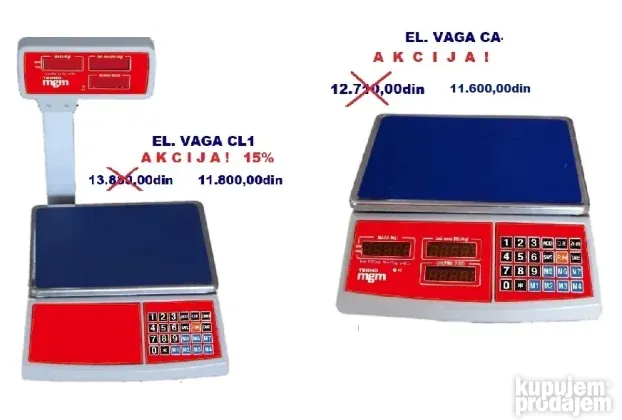 Vaga CA do 15kg/30 BAZDARENA! NOVA