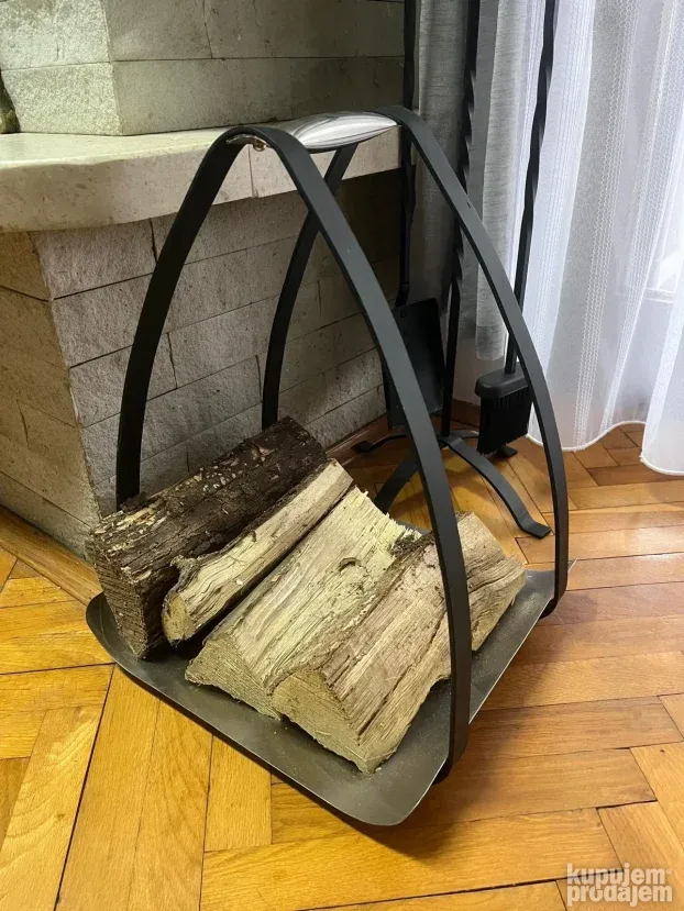 Korpa Nosač drva za kamin INOX - Germany
