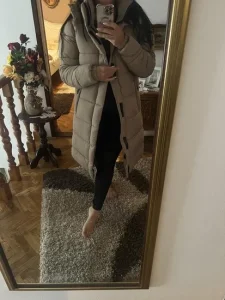 Nova Superdry dugačka zimska krem jakna L