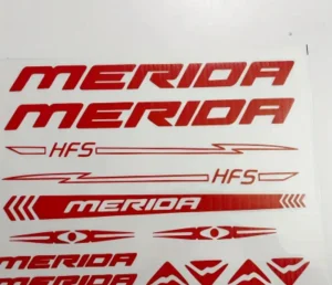 Merida nalepnice za bicikl u 3 boje