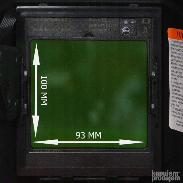 Maska za varenje  F2 KONG 89 (M79388) na lageru!