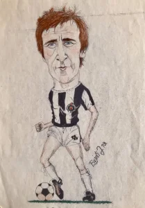 Karikatura fudbalera - Jovan Đujić