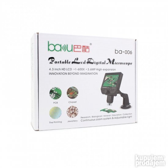 Mali video mikroskop sa LCD-om BA-006 - NOVO