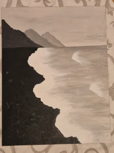 Akril na platnu reljefno 35x45