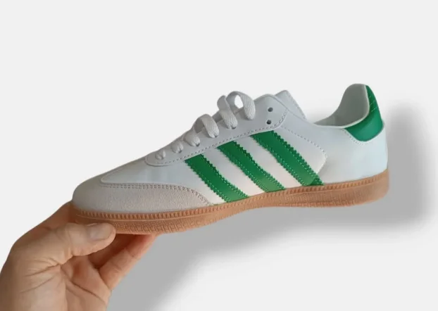 adidas gazelle silver green womens Adidas Samba Pink Cow: Customize Your Shoes main image 1