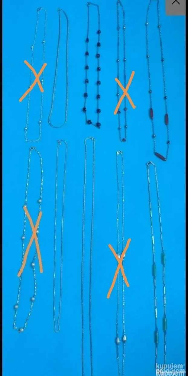 Srebrni lancici komad 1700din