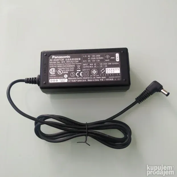 AC/DC Adapter Panasonic (12V, 1.5A, 18W)RFEA213W