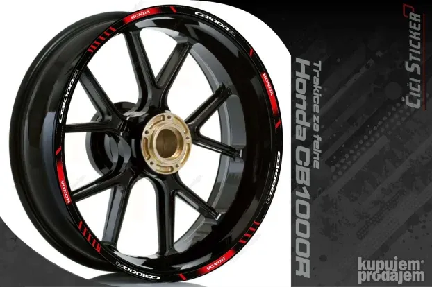 Nalepnice Trakice za felne Honda CB1000R - 2446