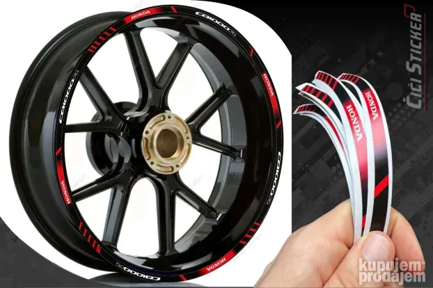 Nalepnice Trakice za felne Honda CB1000R - 2446