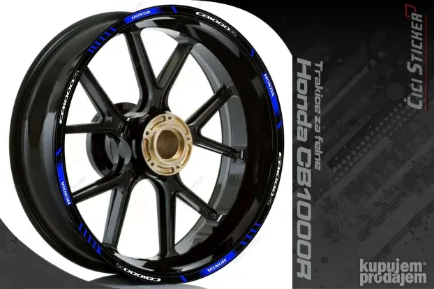 Nalepnice Trakice za felne Honda CB1000R - 2446