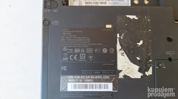 Lenovo compliance TP00019A