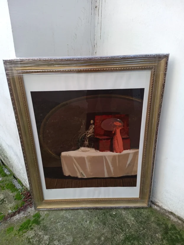 Serigrafija Vasilije Jordan, Dama i biciklista