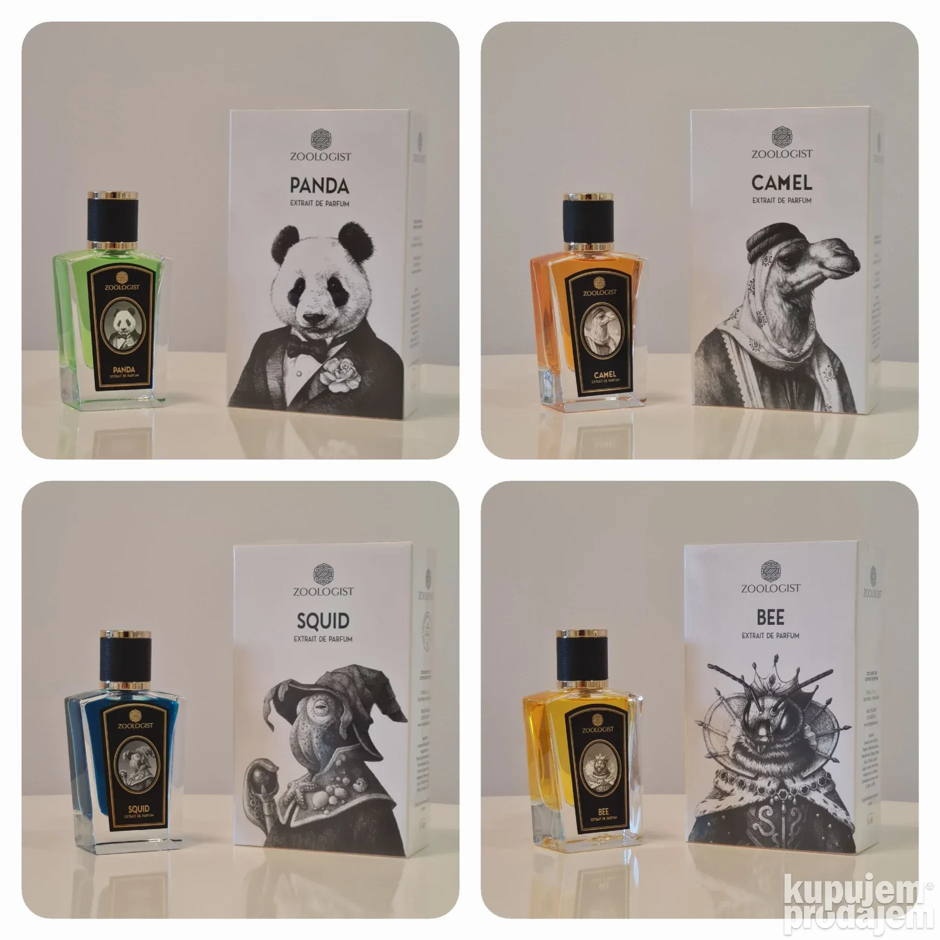 Zoologist Panda Camel Squid Bee 60 ml extrait de parfum