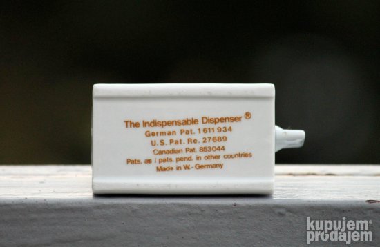 Vintage ORIGINAL porculanski dozator ZAPADNA NEMAČKA