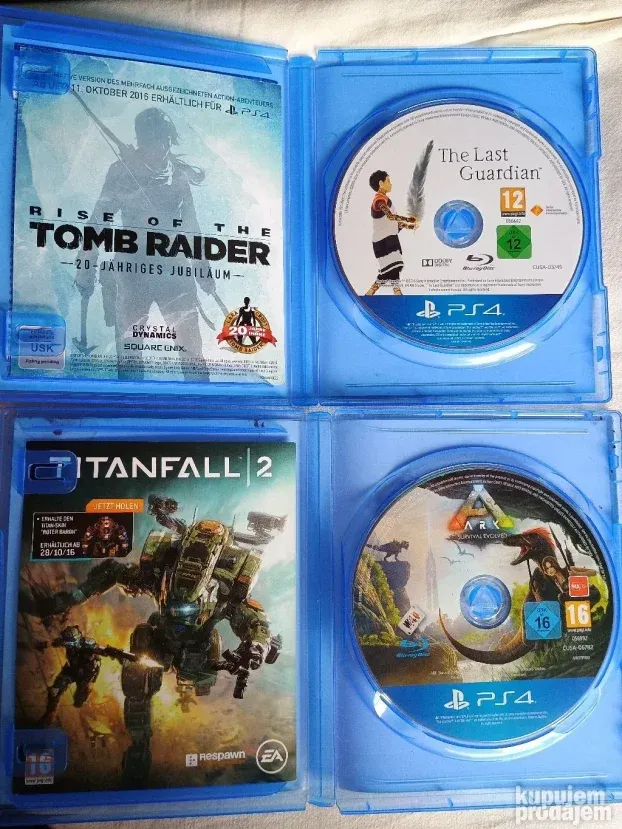 PS4 / PS5 -The Last Guardian i ARK - Survival Evolved