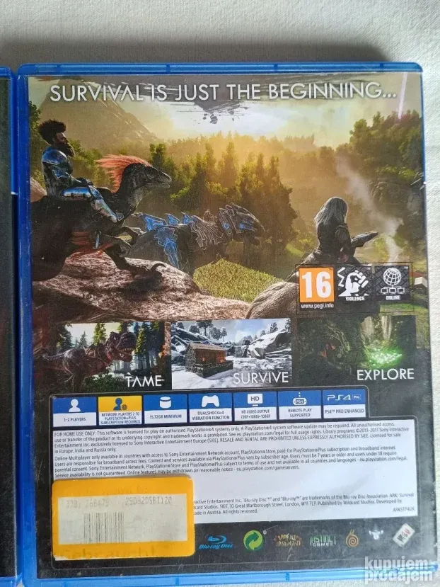 PS4 / PS5 -The Last Guardian i ARK - Survival Evolved