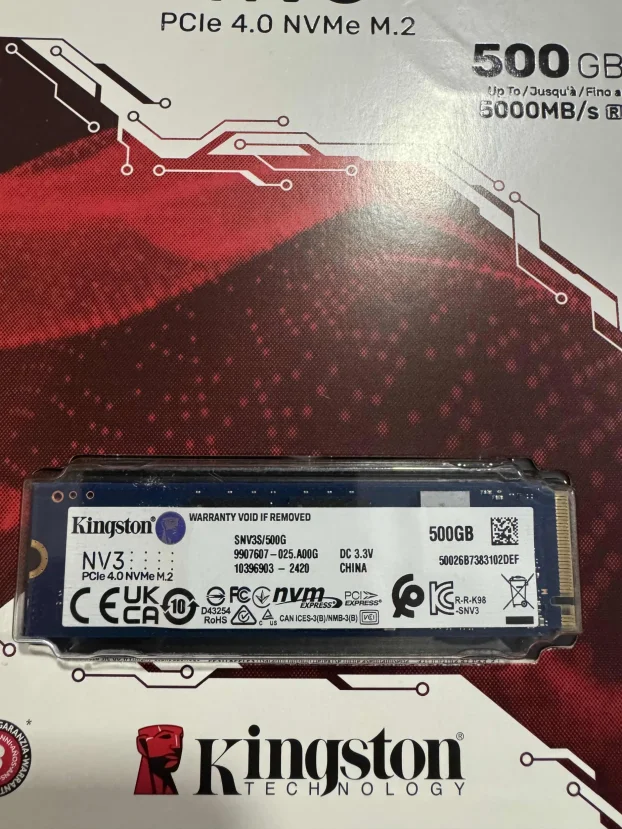 Neraspakovano/500GB Kingston SNV3S/NVMe/2280/4gen
