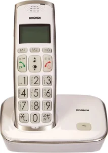 -Bežični fiksni telefon Brondi, model Bravo Gold