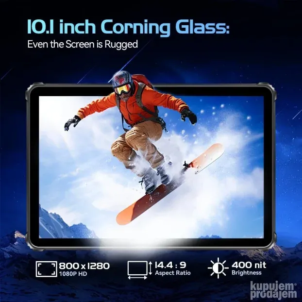 Brutalan Oukitel Rugged RT9 Tablet 24/256GB - 10.1” - 2025!