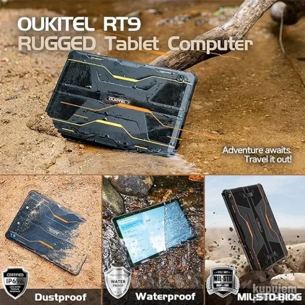 Brutalan Oukitel Rugged RT9 Tablet 24/256GB - 10.1” - 2025!