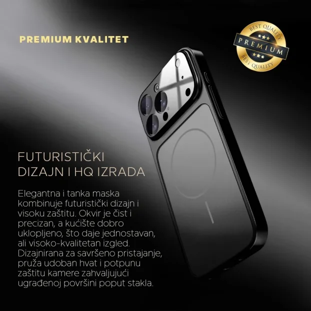 Torbica Magsafe LookLike za iPhone 13 Pro 6.1 - Srebrna