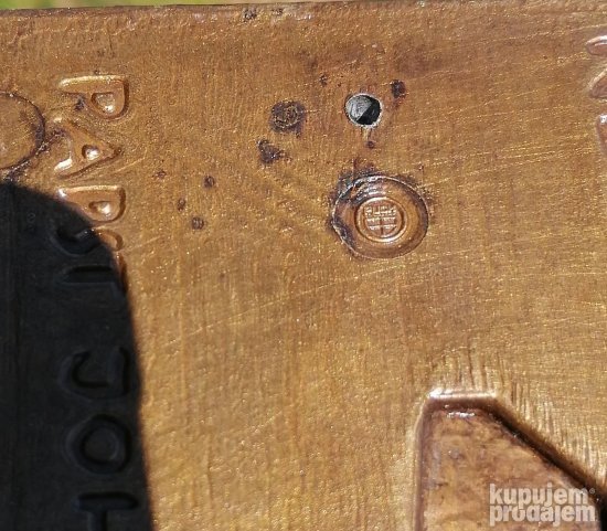 Prof. ERVIN HUBER Bronza Bogorodice s detetom