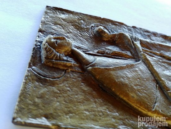 Prof. ERVIN HUBER Bronza Bogorodice s detetom