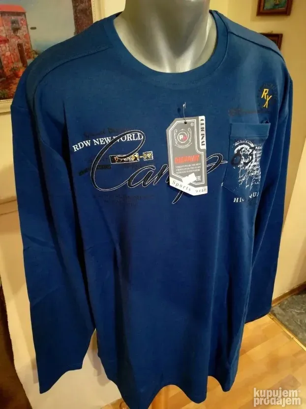 Kvalitetan muski duks Redway u velikom broju 3XL 4XL Plavi
