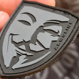 Amblem patch ARMY "Anonymous" 3D Siva
