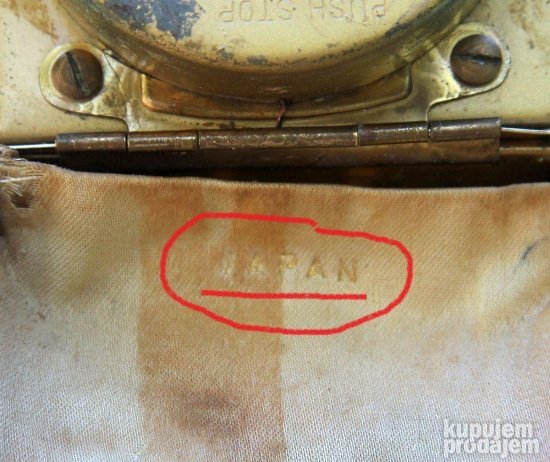 Seiko, made in Japan, starinski stoni budilnik za putovanja