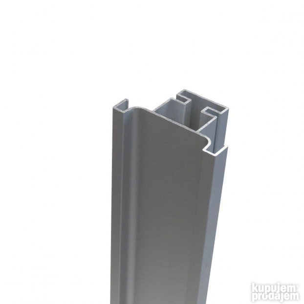 RU U GL 026 Ugradni Profil - Ručica Rukohvat AL Srebro Mat