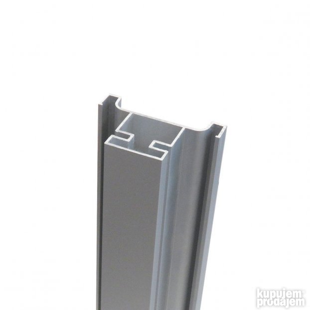 RU U GL 026 Ugradni Profil - Ručica Rukohvat AL Srebro Mat