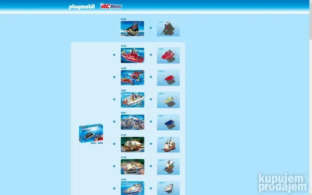 Daljinski Playmobil 5536 za RC Underwater Motor za brodove