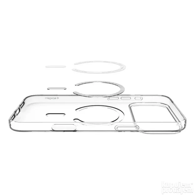 Spigen Liquid Crystal Mag MagSafe za iPhone 17 Pro Max clear
