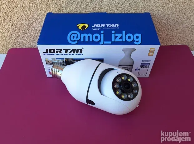 Video nadzor Smart WiFi rotirajuća kamera sijalica