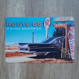 Metalna tabla ROUTE 66 OLTMR