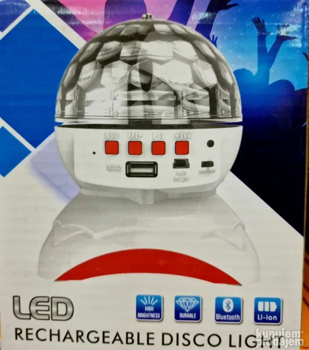 Led magična disko kugla