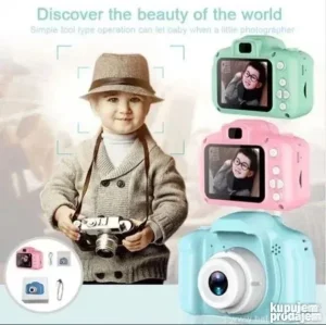 kamera za decu plava roze i zelena 1652