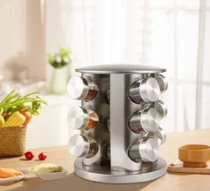 Metalni rotacioni stalak za začine