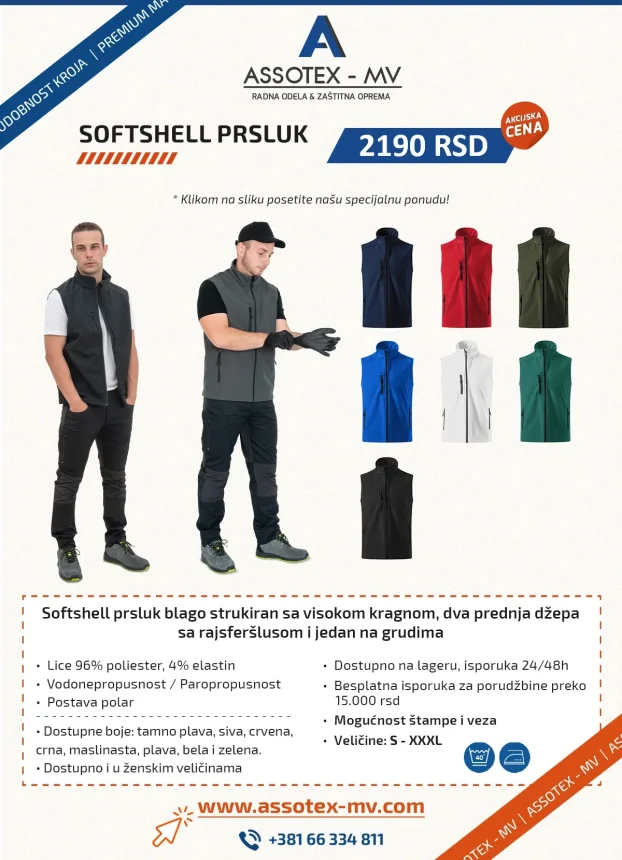 PERFORMANCE radne pantalone PREMIUM MODEL od 48 do 60