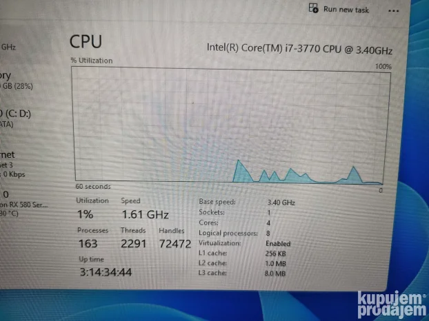 Gaming pc - RX 580 8Gb / 16Gb / SSD 500Gb / 800w