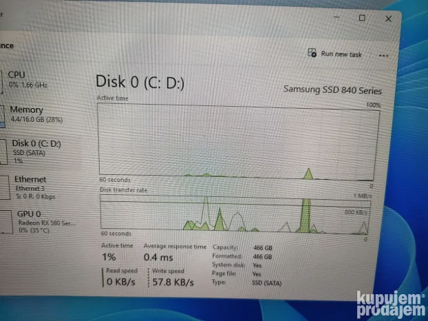 Gaming pc - RX 580 8Gb / 16Gb / SSD 500Gb / 800w