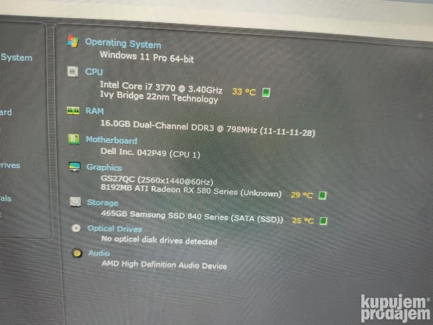 Gaming pc - RX 580 8Gb / 16Gb / SSD 500Gb / 800w