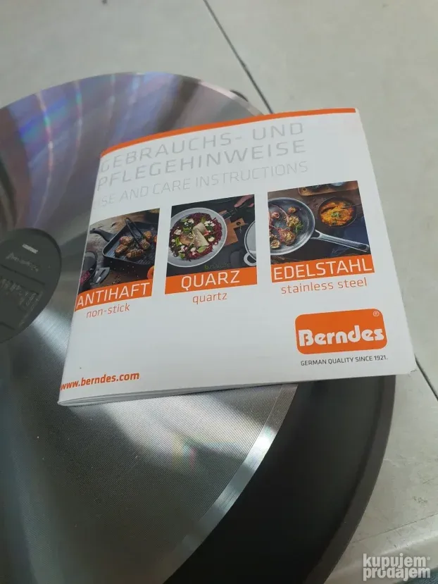 Tiganj Liveni Aluminijum 28cm drvena drska - Berndes Bonanza