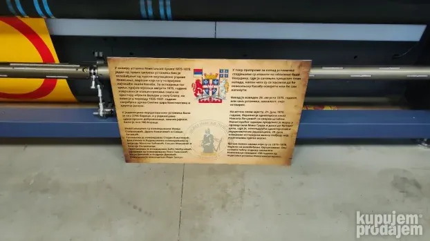 Usluga Uv stampe sa belom bojom